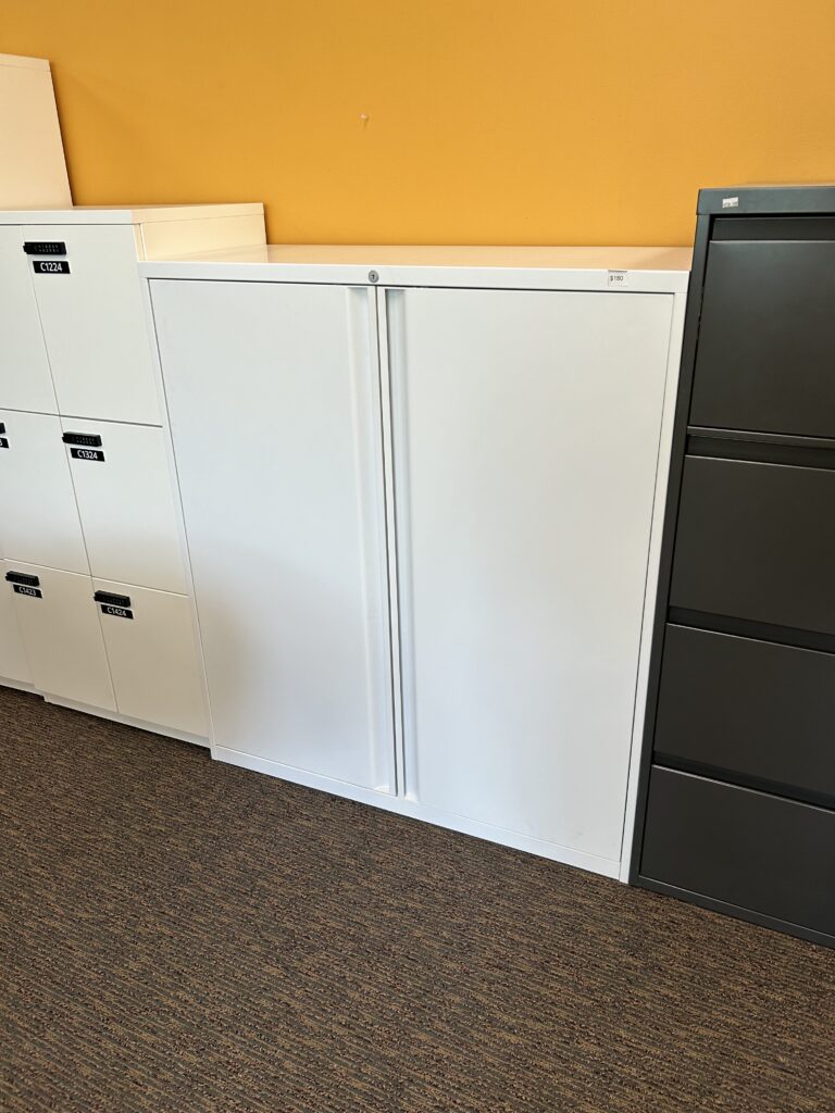 Steelcase Storage cabinets white